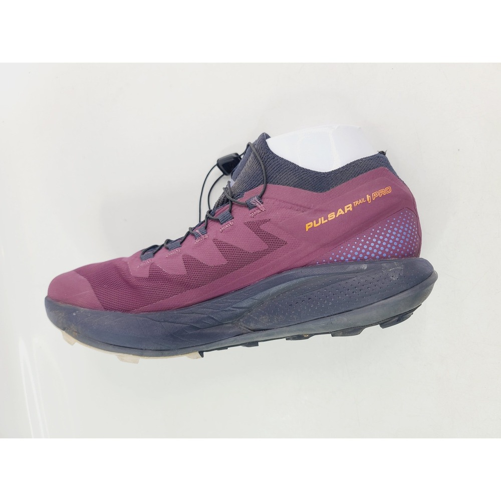 Salomon Brand Running Shoes Men's, Size 8.5 Purple and Navy Color. - Picture 6 of 9